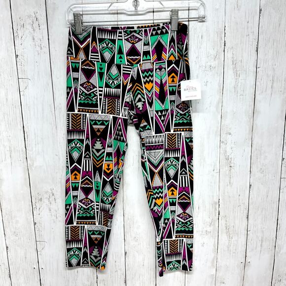Sexy Basics 24/7 Anywear Pants Women Size Small Multicolor Printed Leggings NWT - Picture 1 of 5